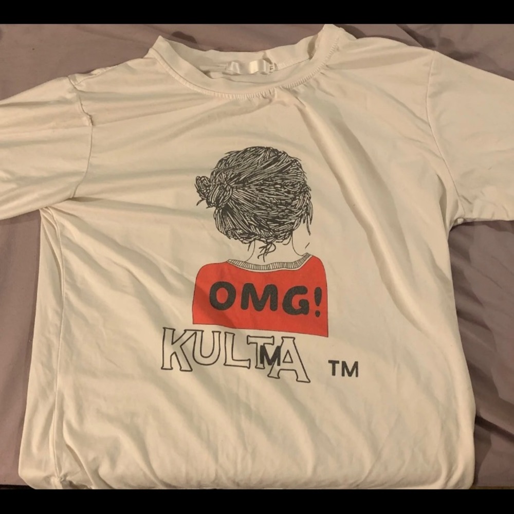 Cute White Graphic T-Shirt